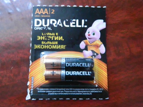 Фото Батарейка Duracell AAA bat Alkaline 2шт Basic 81545417 від користувача Саша Савченко