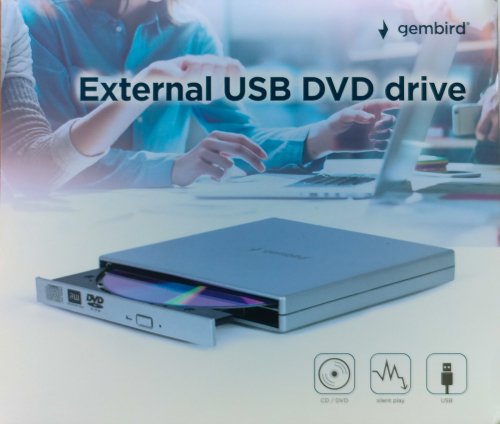 Фото Дисковод DVD-RW Gembird DVD-USB-02 від користувача MCS