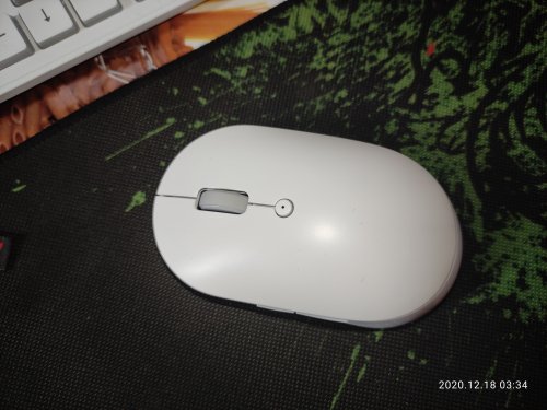 Фото Миша Xiaomi Mi Dual Mode Wireless Mouse Silent Edition White (HLK4040GL) від користувача Виталий