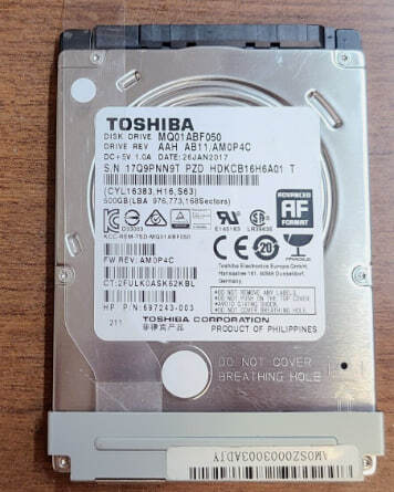 Фото Жорсткий диск Toshiba MQ01ABF050 від користувача mandragor971