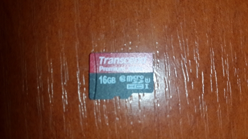 Фото Карта пам'яті Transcend 16 GB microSDHC UHS-I Premium TS16GUSDCU1 від користувача lordep