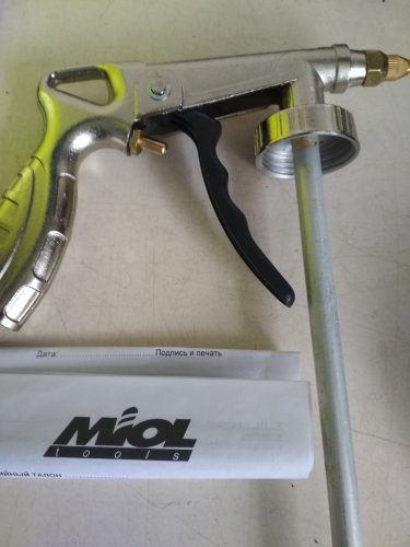 Фото Пневмопістолет під гравитекс з насадкою і гнучким шлангом Miol 81-570 від користувача Seem