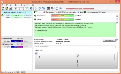 Фото SSD накопичувач ADATA ASP920SS3-128GM-C від користувача ga-lan