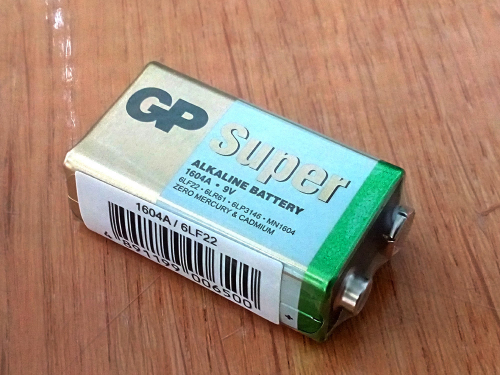 Фото Батарейка GP Batteries Krona bat Alkaline 1шт Super (GP1604AEB-5S1) від користувача dr_ula