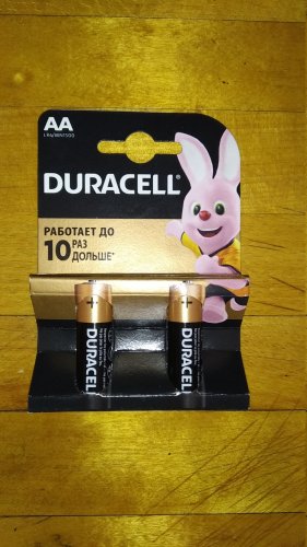 Фото Батарейка Duracell AA bat MN1500 LR06x2 Alkaline Basic (81551267) від користувача uncle joseph