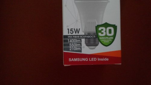 Фото Світлодіодна лампа LED Electrum LED Elegant A65 15W Е27 4000K PA LS-33DS (A-LS-1941) від користувача Влад Светлый
