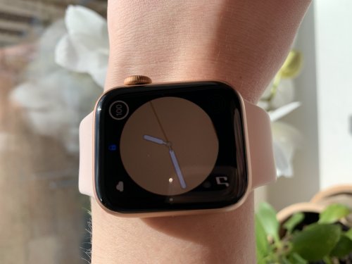 Фото Смарт-годинник Apple Watch Series 5 GPS 40mm Gold Aluminum w. Pink Sand b.- Gold Aluminum (MWV72) від користувача Agnestid