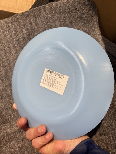 Фото обідня тарілка Luminarc Обеденная тарелка  Zelie Light Blue Q3441 (25см) від користувача Orestiv.