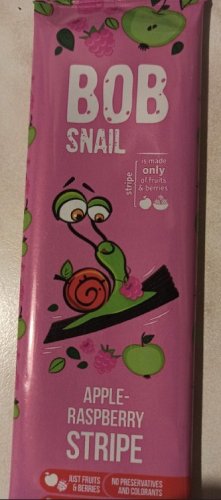 Фото Цукерки Bob Snail Натуральные яблочно-малиновые конфеты 14г 4820206080738 від користувача Xardal