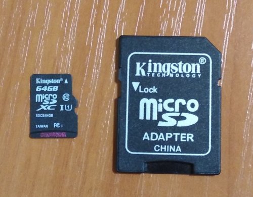 Фото Карта пам'яті Kingston 64 GB microSDXC Class 10 UHS-I Canvas Select + SD Adapter SDCS/64GB від користувача 