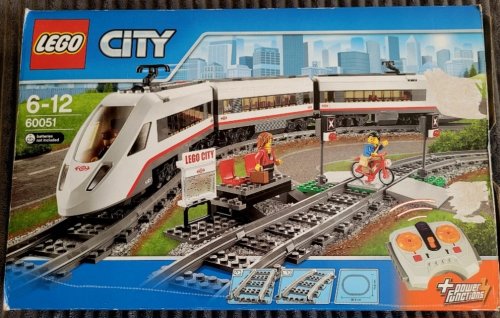 Фото Блоковий конструктор LEGO City Скоростной пассажирский поезд 60051 від користувача Влад Некрасов