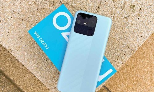 Фото Смартфон realme Narzo 50A 4/128GB Oxygen Blue від користувача 