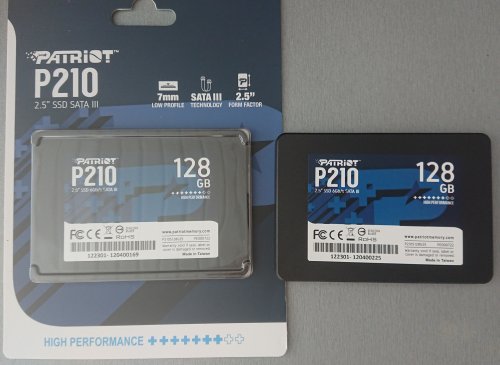 Фото SSD накопичувач PATRIOT P210 128 GB (P210S128G25) від користувача Romanoff