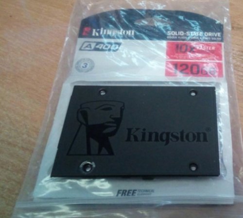 Фото SSD накопичувач Kingston A400 120 GB (SA400S37/120G) від користувача Bob Sing