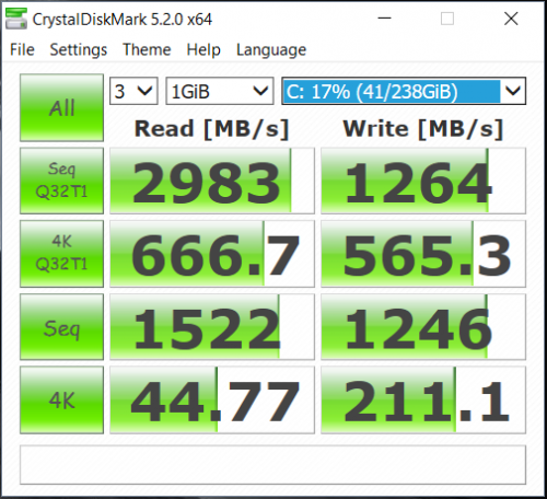 Фото SSD накопичувач Samsung PM961 (MZVLW256HEHP) від користувача 