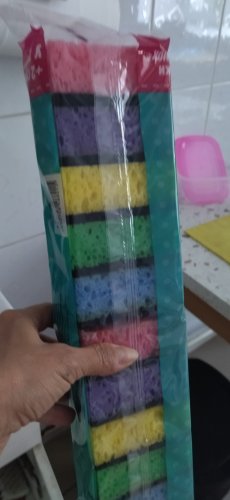 Фото губки кухонні, серветки для прибирання Ambition Губки для мытья VILEDA Style 9+1 | Разноцветный (38194) від користувача Катруся