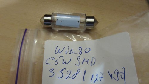 Фото Світлодіодна Автолампа Winso C5W 12V SMD3528 SV8.5 T11x39 127490 від користувача yxxx