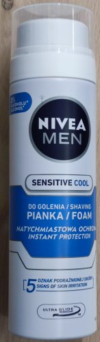 Фото піна для гоління Nivea Пена  Men для бритья для чувствительной кожи 200мл (4005900163998) від користувача Serhii