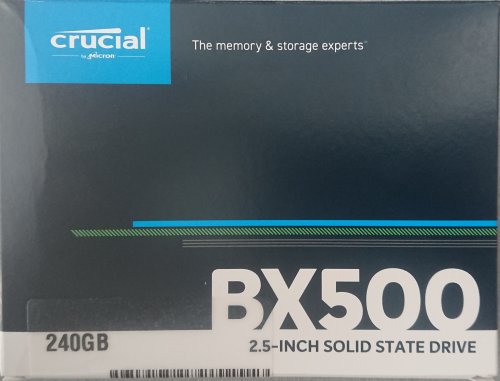 Фото SSD накопичувач Crucial BX500 240 GB (CT240BX500SSD1) від користувача Romanoff