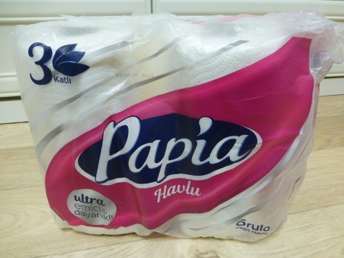 Фото паперові рушники Papia Бумажные полотенца 3 слоя 6 рулонов (8690536011094) від користувача yxxx