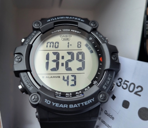 Фото Чоловічий годинник Casio AE-1500WH-1A від користувача 339