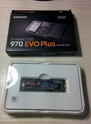 Фото SSD накопичувач Samsung 970 EVO Plus 250 GB (MZ-V7S250BW) від користувача Ігор