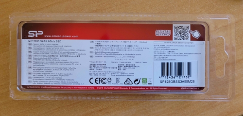 Фото SSD накопичувач Silicon Power M.2 2280 A55 128 GB (SP128GBSS3A55M28) від користувача Ironhide