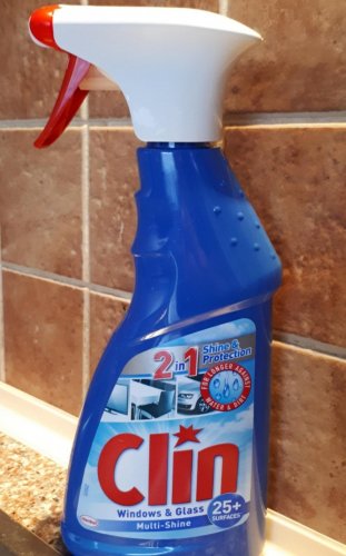 Фото Спрей для прибирання Clin Моющая жидкость для уборки для блеска различных поверхностей 500 мл (9000100866484) від користувача Mexanik