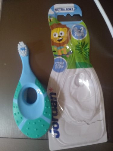 Фото Дитяча зубна щітка Jordan Dental Детская зубная щетка Jordan Step1 0-2 лет мягкая 1 шт. (7038513866304) від користувача Odessamebel