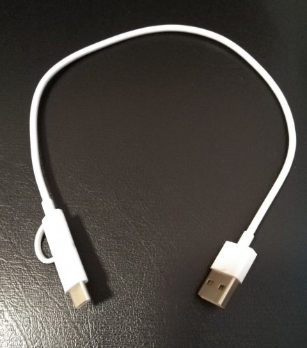 Фото Кабель USB Type-C / Micro USB Xiaomi Mi 2-in-1 USB Cable 30cm (SJV4083TY) від користувача 