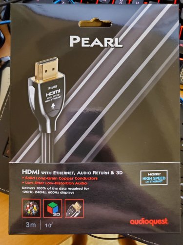 Фото Кабель AudioQuest Pearl HDMI 3m від користувача Ironhide