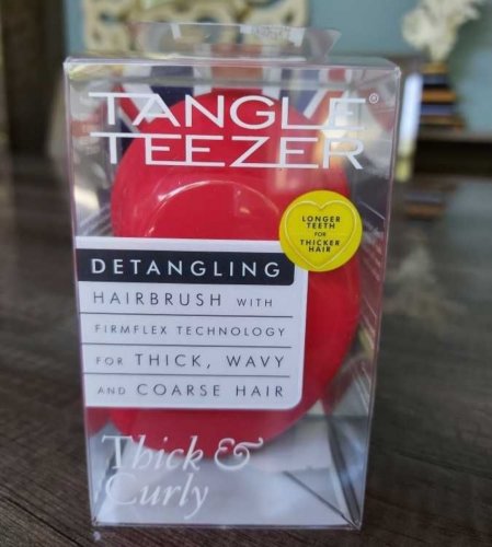 Фото гребінець для волосся Tangle Teezer Расческа  The Original Thick & Curly  Salsa Red (5060173372347) від користувача Mexanik