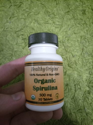 Фото Вітамінно-мінеральний комплекс Healthy Origins Organic Spirulina 500 mg 180 tabs /60 servings/ від користувача Лабіринт Знання