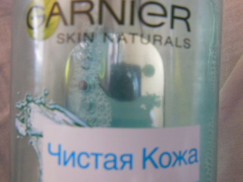 Фото тонік для обличчя Garnier Тоник для лица  Skin Naturals Чистая кожа 200мл (3600540042989) від користувача 