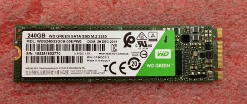 Фото SSD накопичувач WD SSD Green 240 GB M.2 (WDS240G2G0B) від користувача mandragor971
