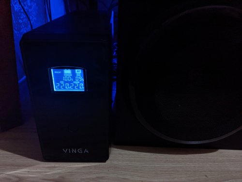 Фото Резервне ДБЖ Vinga LCD 2000VA metall case (VPC-2000M) від користувача Дима Акелар