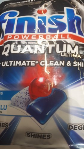 Фото пігулки Finish Таблетки для посудомоечных машин Quantum Powerball Max 60 таблеток (5997321733463) від користувача Serhii Mykhelev