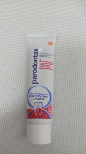 Фото  Parodontax Зубная паста  Комплексная защита экстра свежесть 50 мл від користувача Banana XD