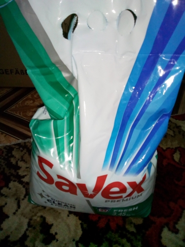 Фото Безфосфатний пральний порошок Savex Пральний порошок  Premium Fresh, 2,25 кг (3800024047909) від користувача sdssn88