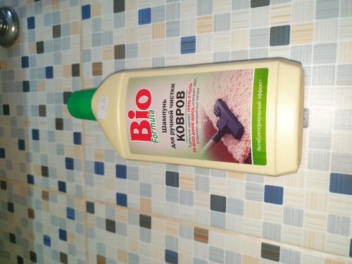 Фото Рідкий засіб для прибирання Bio Formula Шампунь для ручной чистки ковров Formula 500 мл (4820168430954) від користувача DO3ATOP