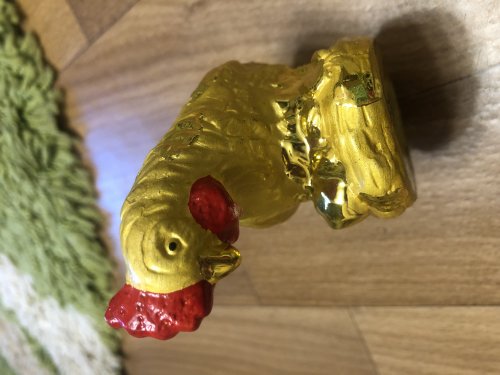 Фото Ялинкові іграшки, прикраси Юріта Елочная игрушка  Петух с косой белый 1131М 10,8 см від користувача Iryna