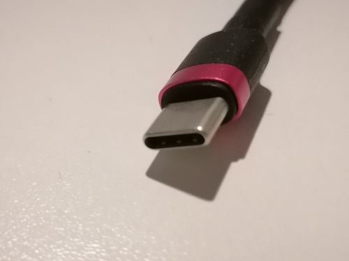 Фото Кабель USB Type-C Baseus Cafule Series Type-C PD2.0 60W Flash charge Cable 20V 3A 1m Red black (CATKLF-G91) від користувача Pro Consumer