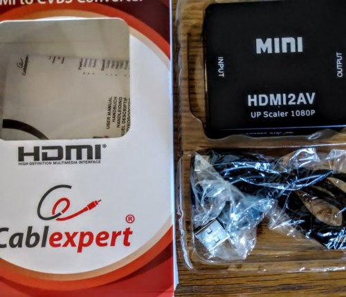 Фото Адаптер Cablexpert DSC-HDMI-CVBS-001 від користувача Alex0001