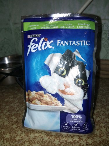 Фото вологий корм Felix Fantastic с кроликом в желе 100 г (7613034442352) від користувача dr_ula