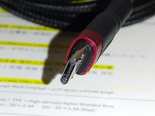 Фото Кабель Micro USB Baseus cafule Cable USB For Micro 2.4A 1M Red+Black (CAMKLF-B91) від користувача dr_ula