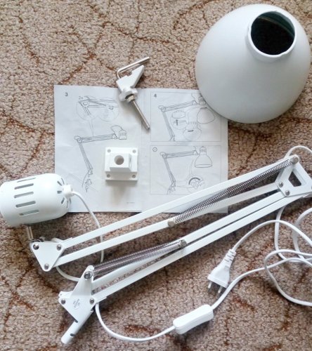Фото Офісна настільна лампа IKEA TERTIAL білий (703.554.55) від користувача Xardal