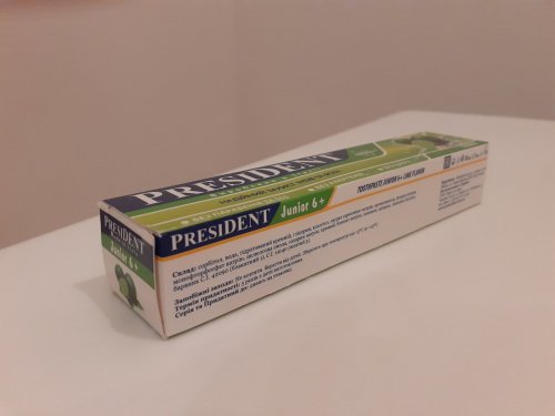 Фото  President Паста зубна дитяча 6+ Toothpaste Lime 50 мл від користувача QuickStarts