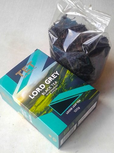 Фото Ерл Грей ТЕТ Чай чорний Лорд Грей з ароматом бергамота байховий, 100 г (5060207694056) від користувача Andy