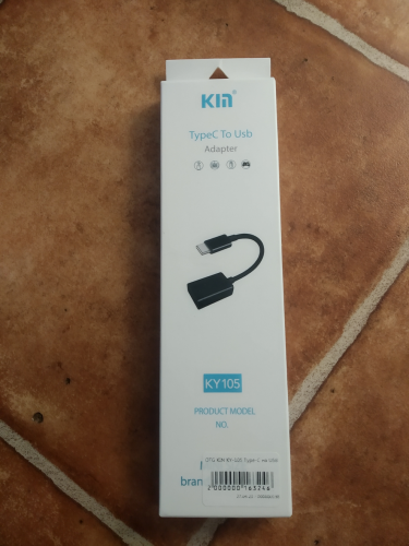 Фото Адаптер USB Type-C Voltronic USB 2.0 to Type-C Black (KY105) від користувача Ruloff