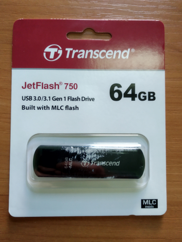 Фото Флешка Transcend 64 GB JetFlash 750 TS64GJF750K від користувача lordep